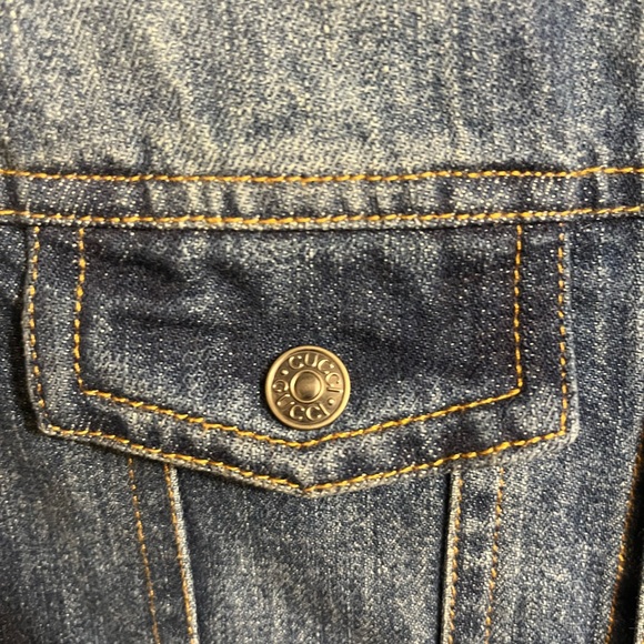 Gucci Women's Denim Jacket Tiger Print - Picture 4 of 13